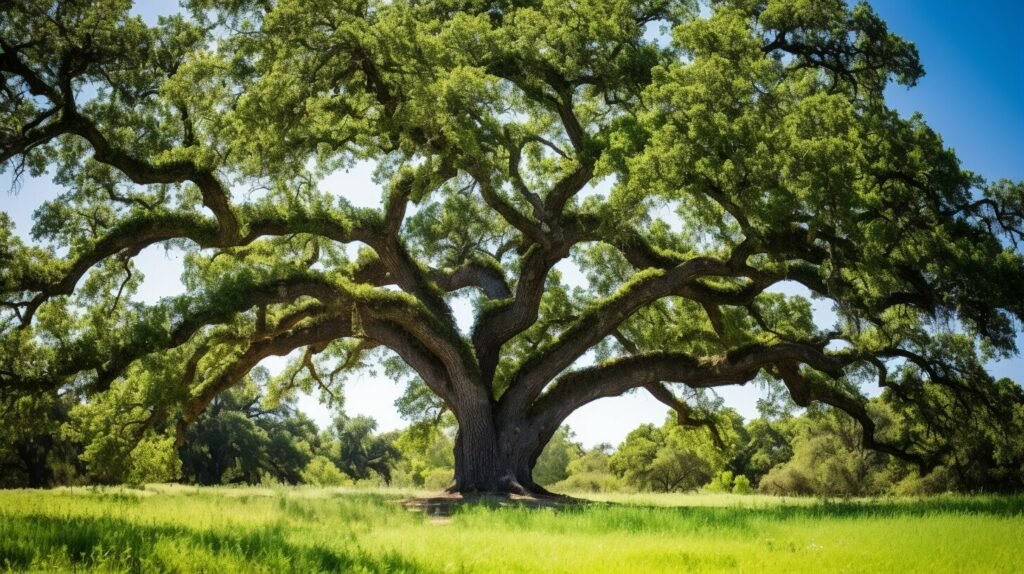 Oak tree symbolizing strength and endurance