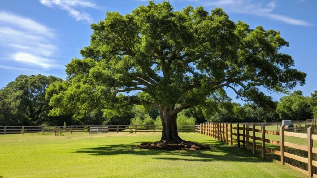 oak tree lumber landscaping