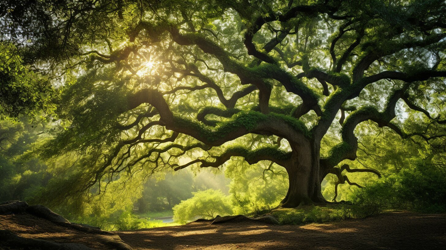Oak tree and photography