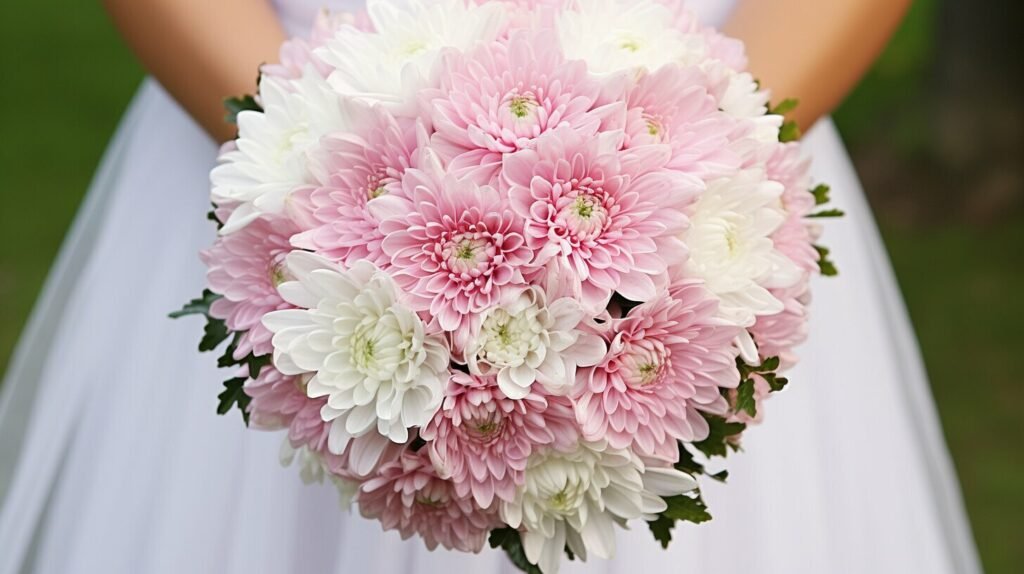 chrysanthemum bridal bouquet