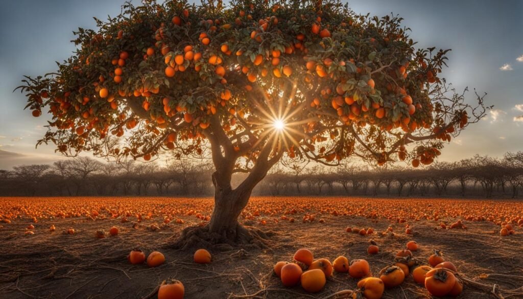 Symbolic meanings of persimmon trees