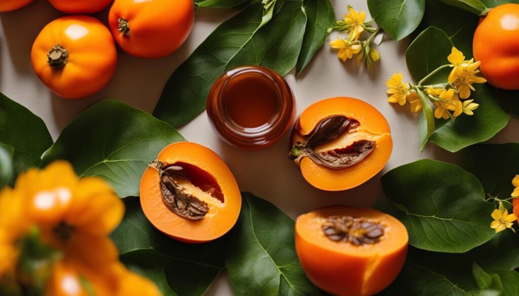 persimmons for skin health
