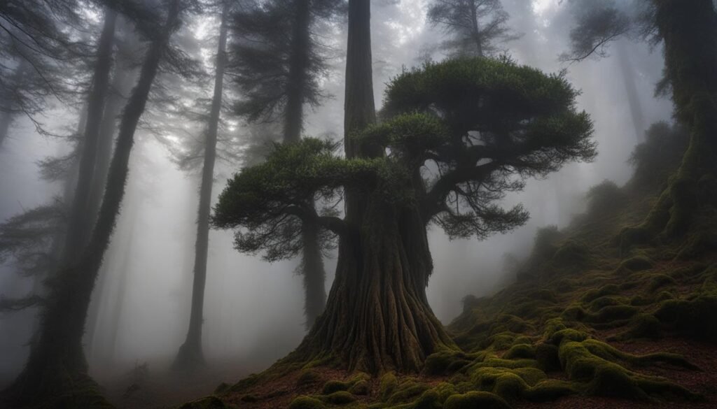 Cypress symbolism in art