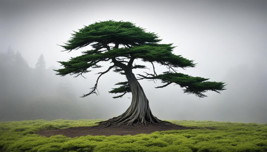 Cypress tree imagery in literature