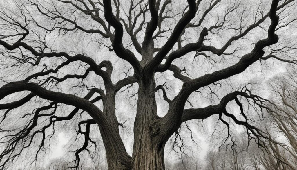 Elm tree protection symbolism