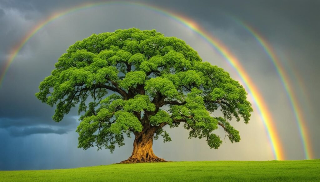 Mythological symbolism of elm trees