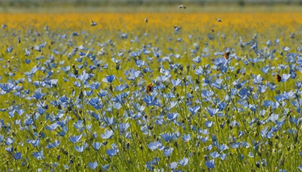 Flax flower symbolism in poetry
